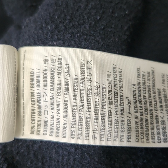 Hollister Y2K 2000s Blue Hoodie Hooded Sweatshirt Size S Puff Letter Spellout - Picture 14 of 14